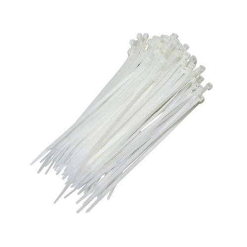 ABRACADEIRA BRANCA 4,8X300 C/100 FLEX